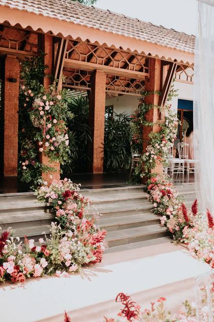 Gate / Entrance and Aisle / Walkway — Wedding decor — Alila Diwa Goa